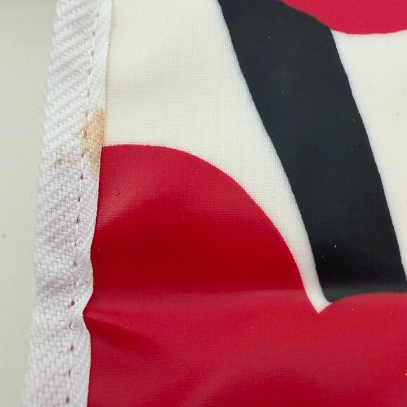 NWT MARIMEKKO Red White Unikko Poppy Cosmetic Bag Pouch - Picture 12 of 12